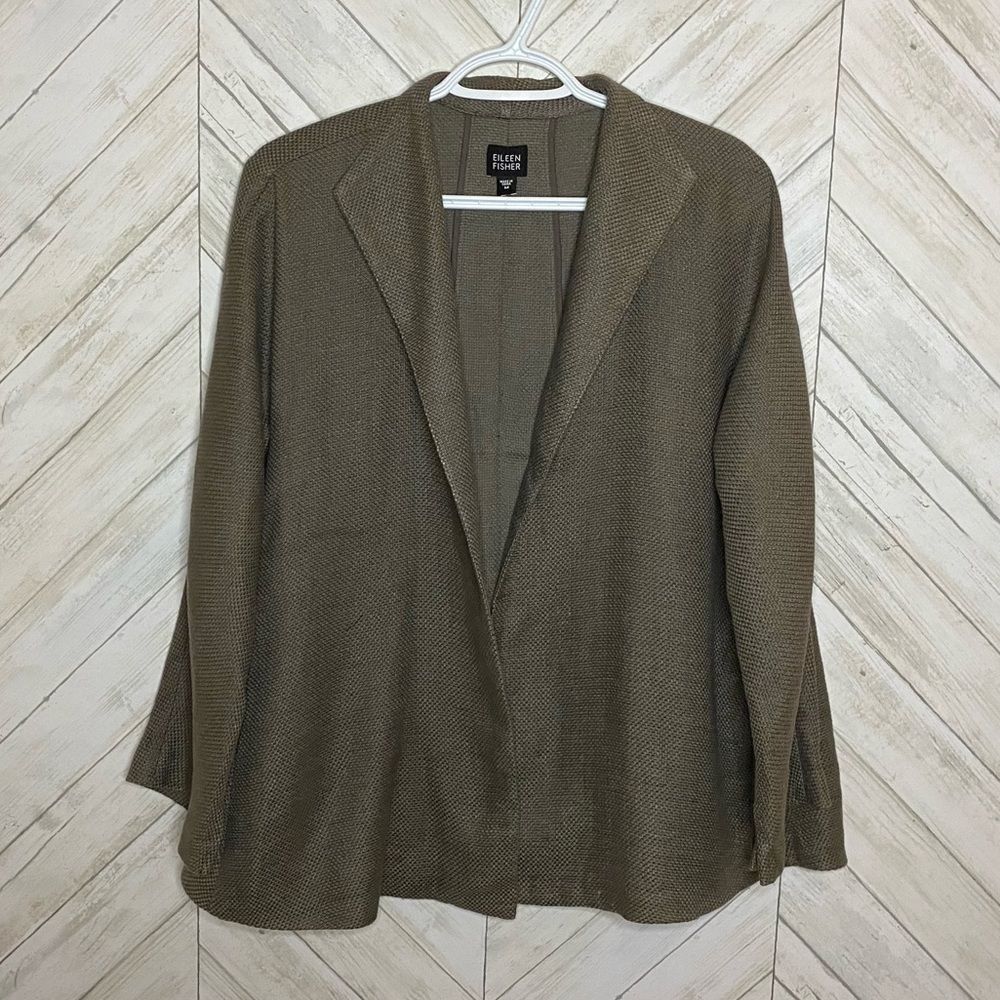 Eileen Fisher lightweight blazer suit jacket M